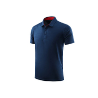 Tissu extensible 100 % coton en gros, style tricoté, avec logo personnalisé brodé, pour uniforme de golf uni, respirant