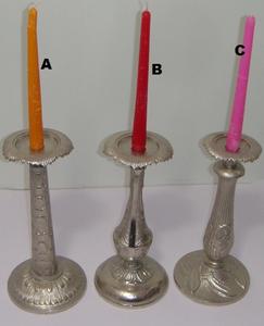 Elegante Juego de Portavelas de Metal Plateado, Candelabros de Aluminio de Lujo para Centros de Mesa de Boda, Decoración del Hogar - Product Image 2