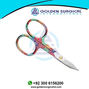 Ciseaux à ongles et à cuticules multicolores populaires et très vendus, instruments en gros - Product Image 2