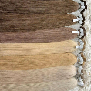 Venta al por mayor a granel de alta calidad 12A Fuente Virgen Trama de trenzado recto Paquetes Vietnam Remi Extensiones de cabello Onda natural Cabello teñido - Product Image 1