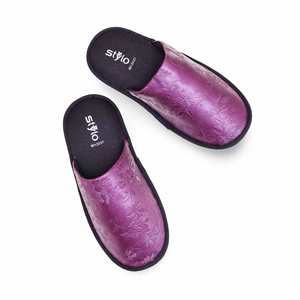 Violet WN3037 Sports pour pantoufles Slip-Ons chauds et confortables - Product Image 1
