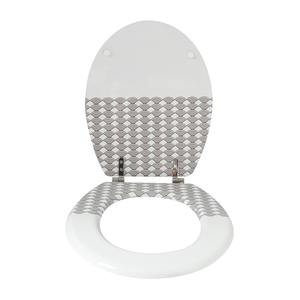 BENTO MDF <b>TOILET</b> <b>SEAT</b> WITH STAINLESS STEEL HINGES - Product Image 3
