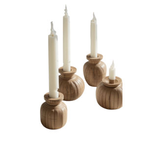 Bougeoir en bois de la plus haute qualité bougeoir en gros maison hôtel bougeoir en bois décoratif à prix raisonnable - Product Image 5