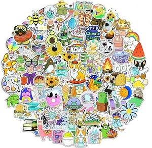 Pegatinas de PVC Personalizadas con Adhesivo Fuerte, Diseño de Anime, Troqueladas |   Calcomanías de Vinilo Removibles, Ecológicas, Impresas con Protección UV, Resistentes al Agua, con Diseños de Dibujos Animados - Product Image 1