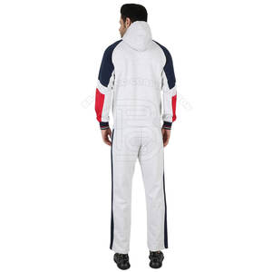 2024 personnalisé hommes formation Jogging fermeture éclair à capuche costumes confortable deux pièces ensemble imprimé survêtements pour l'hiver respirant - Product Image 2