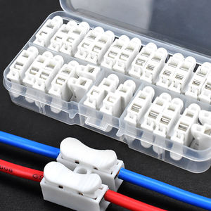 Bloque de Terminales de Resorte Rápido para Automoción CH1 CH2 CH3, Sin Soldadura, Conectores de Cable con Abrazadera de Resorte, Chapado en Cobre y Níquel, 250V - Product Image 1