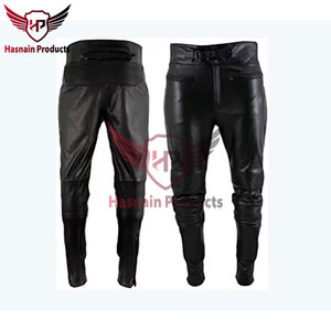 Pantalons en cuir pour hommes de nouveau style à vendre Pantalons en cuir pour hommes de la meilleure qualité à bas prix Vente en gros Pantalons en cuir noir pour hommes - Product Image 2