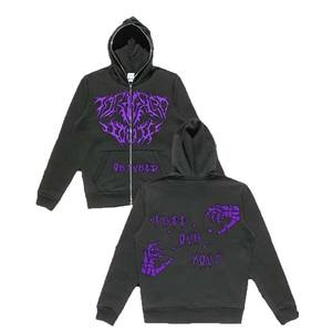 Sudadera con Capucha y Cremallera Completa para Hombre, Diseño Sólido, Gruesa, para Invierno, Personalizable al por Mayor, de Alta Calidad - Product Image 5