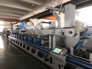 Máquina de Impresión Flexográfica ZJR-450 con 3 Estaciones de Troquelado, 4-12 Colores, 180m/min para Etiquetas y Embalajes - Product Image 2