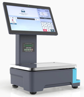 Caja Registradora POS con Etiqueta de Código de Barras AI, Báscula Integrada de Alta Precisión, Android 11, Bluetooth y Wi-Fi, Garantía de 3 Años