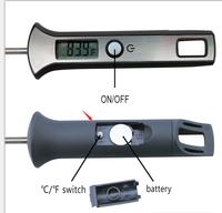 Thermomètre alimentaire numérique avec capteur de température RAPITECH TH082 pour la cuisson - Plage de -50°C à 300°C