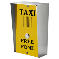 Intercomunicador Inalámbrico para Taxi 4G Resistente al Agua con Comunicación Bidireccional, Alimentado por Enchufe, Acero Inoxidable IP65