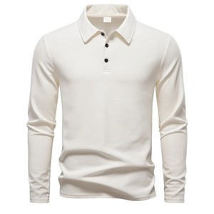 Sweat-shirt décontracté à manches longues pour homme 2026, coupe ample, col châle, tissu tricoté en polyester/coton anti-boulochage de haute qualité - Product Image 4