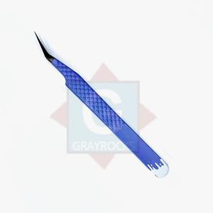 Pinzas de pestañas de calidad superior Punta puntiaguda curva Herramientas DE BELLEZA DE ACERO INOXIDABLE - Product Image 2