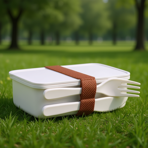 Portapranzo Personalizzato a Tema Calcio con Posate - Gadget Promozionali per la Tavola - Product Image 3