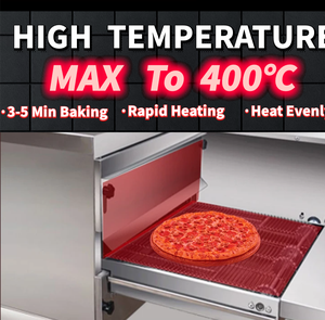 Sabuk terowongan panggang industri elektrik ganda, konveksi gas udara panas impinger <span class=keywords><strong>conveyor</strong></span> oven konveyor listrik untuk daging pizza bacon - Product Image 5