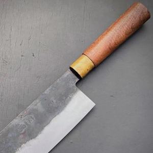 Cuchillo de Cocina Multifuncional JEXMOO OEM, Hecho a Mano con Acero al Carbono, Mango de Madera y Funda de Cuero para Uso en la Cocina - Product Image 3