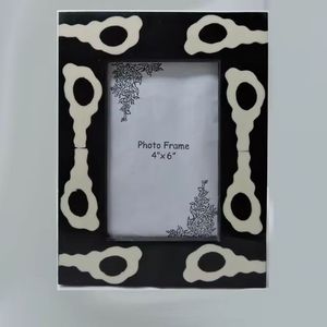 Modern Vintage Rustic Solid Wood Picture <b>Frame</b> <b>with</b> Real Bark High Definition Glass Tabletop Wall <b>Mounting</b> Farmhouse Decor Style - Product Image 4