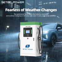 Chargeur rapide pour véhicules électriques SETEC POWER niveau 3 DC 60 kW-500 kW, station de recharge rapide commerciale