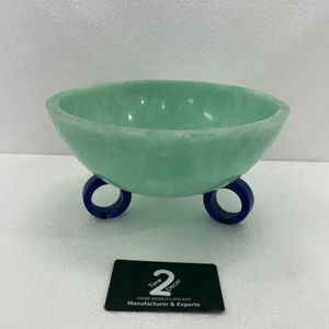 TIME 2 DECOR Bols de service à dessert ronds de couleur et de taille personnalisables pour une utilisation en fête Vaisselle faite à la main écologique - Product Image 1