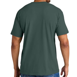 T-shirt imprimé à manches courtes pour homme, col rond, coupe classique, léger, respirant, séchage rapide, épaules tombantes, en polyester/coton, vente en gros - Product Image 5
