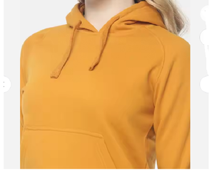 Pull à capuche pour femme Logo personnalisé Top court à manches longues de haute qualité pour les femmes Motif solide Éponge Broderie d'hiver Dernier modèle - Product Image 4