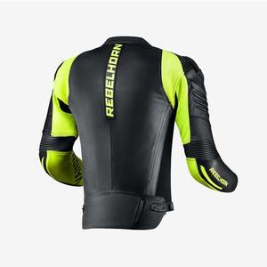 Veste de course en cuir de vachette perforée/kangourou pour hommes/Chaqueta certifié CE, toutes tailles et couleurs - Product Image 2