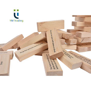 <span class=keywords><strong>Jeu</strong></span> d'empilage extérieur en bois de 2 pieds à 4 pieds 54 pièces tour de culbutage géante jeux de blocs pour adultes enfants famille amusante - Product Image 6