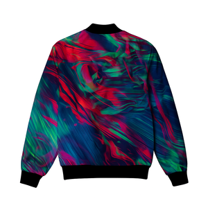 Veste universitaire en polyester à sublimation personnalisée, vente en gros, veste d'hiver, veste de baseball à fermeture éclair, veste bomber en polaire pour homme - Product Image 2