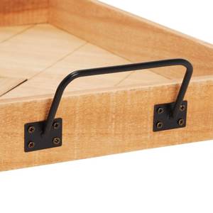 Iron Handle Custom Natural Mango/Acacia Wooden Food Tea Serving Trays <b>Restaurant</b> <b>Hotel</b> <b>Supplies</b> Wood Tray - Product Image 2