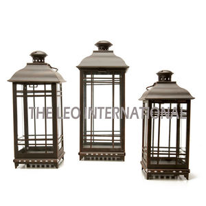 Farol Decorativo de Acero Inoxidable de Diseño Antiguo para el Hogar, Navidad y Bodas, Otros Portavelas y Faroles - Product Image 2