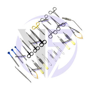 Juego de Instrumentos Quirúrgicos de Acero Inoxidable Reutilizables de Alta Calidad para Blefaroplastia Seiff, para Cirugía de Párpados y Estética Ocular - Product Image 4