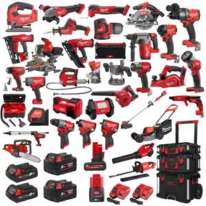 NOUVEAU KIT ORIGINAL Mil 2695-15 Combo – Ensemble de 35 outils avec batteries W4 XC – Kit d'outils domestiques personnalisable – Support OEM - Product Image 1