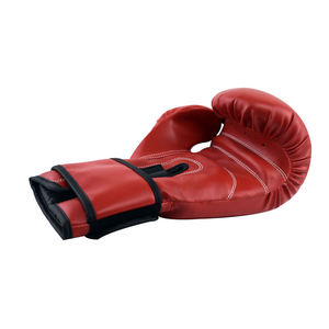 Leather <b>Fabric</b> Sparring Training Boxing Gloves Best Manufacture Adjustable <b>Strips</b> Leather Boxing Gloves - Product Image 3