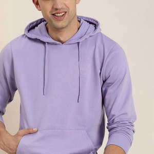 เสื้อมีฮู้ดผ้าคอตตอนโอเวอร์ไซส์สำหรับผู้ชายเสื้อสเวตเชิ้ตแบบสวมศีรษะโอเวอร์ไซส์ผ้าเจอร์ผ้าเจอร์ซีย์มีฮู้ดสำหรับ100% ออกแบบมีซับในสีที่กำหนดเองได้ - Product Image 2