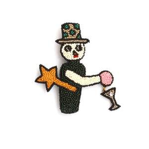 Meilleure qualité nouveau Design broches en fil de métal en gros broches perlées à bas prix belle broche animale de mode #00748549315 - Product Image 5