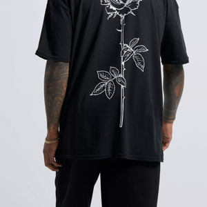 OEM เสื้อยืดสำหรับผู้ชายเสื้อยืดระบายอากาศทรงโอเวอร์ไซส์แบบลำลองออกแบบโลโก้ได้ตามต้องการ - Product Image 2