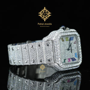 นาฬิกาแบรนด์หรูชั้นนำปี 2024 รุ่นธุรกิจ ดีไซน์สั่งทำพิเศษ ประดับเพชรโมอิสซาไนต์เต็มเรือน สไตล์ฮิปฮอป ทันสมัย ระบบอัตโนมัติ กระจกแซฟไฟร์ ขนาด 41 มม. เครื่องกลไก - Product Image 2