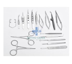 Juego de cirugía de catarata oftálmica Manual de 40 piezas Equipo de cirugía ocular certificado CE de alta calidad para implantación/eliminación de IOL - Product Image 1