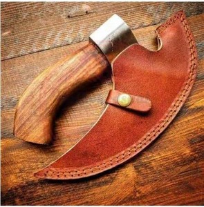 Hacha cortadora de pizza vikinga con funda multiusos para acampar y cocina Hachas para pizza - Product Image 2