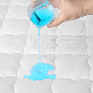 Protège-matelas doux, imperméable, matelassé, respirant, 300 fils, coton et polyester, housse de lit toutes saisons pour la maison et l'hôtel - Product Image 4