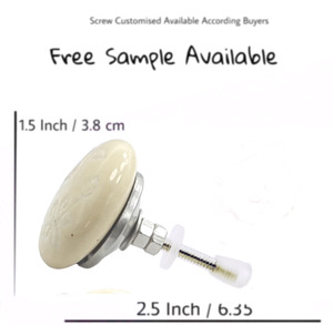 Beaux boutons en céramique tirer pour tiroirs pour armoires de cuisine commodes chambres entrepôts extérieurs salons Villas hôtels-CK - Product Image 3