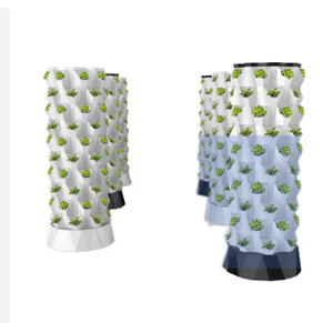 Kit de jardin vertical hydroponique économique avec grande couverture en verre, système de culture en tour d'aviation pour plantes d'intérieur - Product Image 1