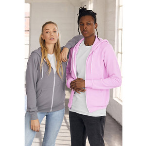 Bella & แคนวาสสำหรับผู้ชายเสื้อกันหนาวมีฮู้ดซิปเต็มตัวผ้าโพลีคอตตอนมีสไตล์แบบคลาสสิกสำหรับฤดูหนาว3739 - Product Image 6