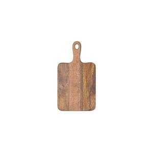 Tabla de cortar de madera de acacia ecológica al por mayor con asa para la cocina plato de corte y servicio de madera maciza precio de fábrica - Product Image 4