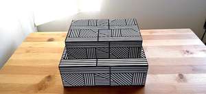 แฟชั่นแม่ของไข่มุกฝังเครื่องประดับกล่องหินอ่อนสำหรับตกแต่งกล่องฝังเครื่องประดับต่างหูแหวนและสร้อยคอกล่องเครื่องประดับ - Product Image 5