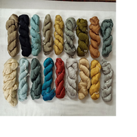 Fils de Soie de Mûrier Filés 30/2 NM Teints sur Mesure en Assortiment de Tailles Écologiques Recyclables pour Artistes Textiles Tricotage Manuel