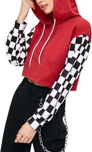 เสื้อฮู้ดครอปท็อปแฟชั่นผู้หญิงสำหรับฤดูหนาว พิมพ์ลาย สวมใส่สบาย หลายสี รับทำป้ายแบรนด์ แห้งเร็ว ราคาถูก - Product Image 3