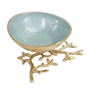 Frutero de Metal de diseño moderno, cuenco de servicio hecho a mano de alta calidad para frutas, vajilla de comedor, utensilios de cocina decorativos para fiestas - Product Image 1