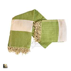Serviette de hammam en coton turc léger à séchage rapide Texture douce sans sable Couverture imprimée personnalisée super absorbante pour la plage - Product Image 1